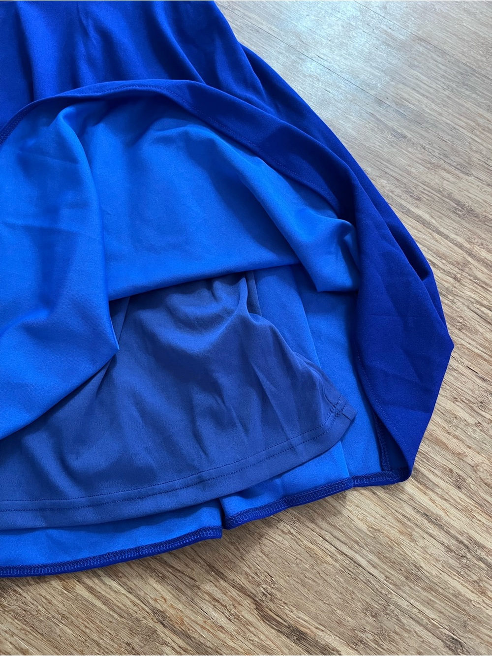NWT Lulus Royal Blue Halter Skater Dress Size M - Picture 4 of 4